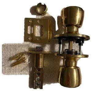 Shield Security Tulip Passage Door Knob Bright Brass Part Numbers #226957